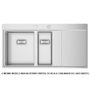 LAVA LOUÇA DIREITO ESCOVADO RODI - XERON 100 - L08X2ML7F148A2